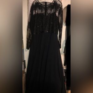 Beautiful mother of bride Black dress 3X …
